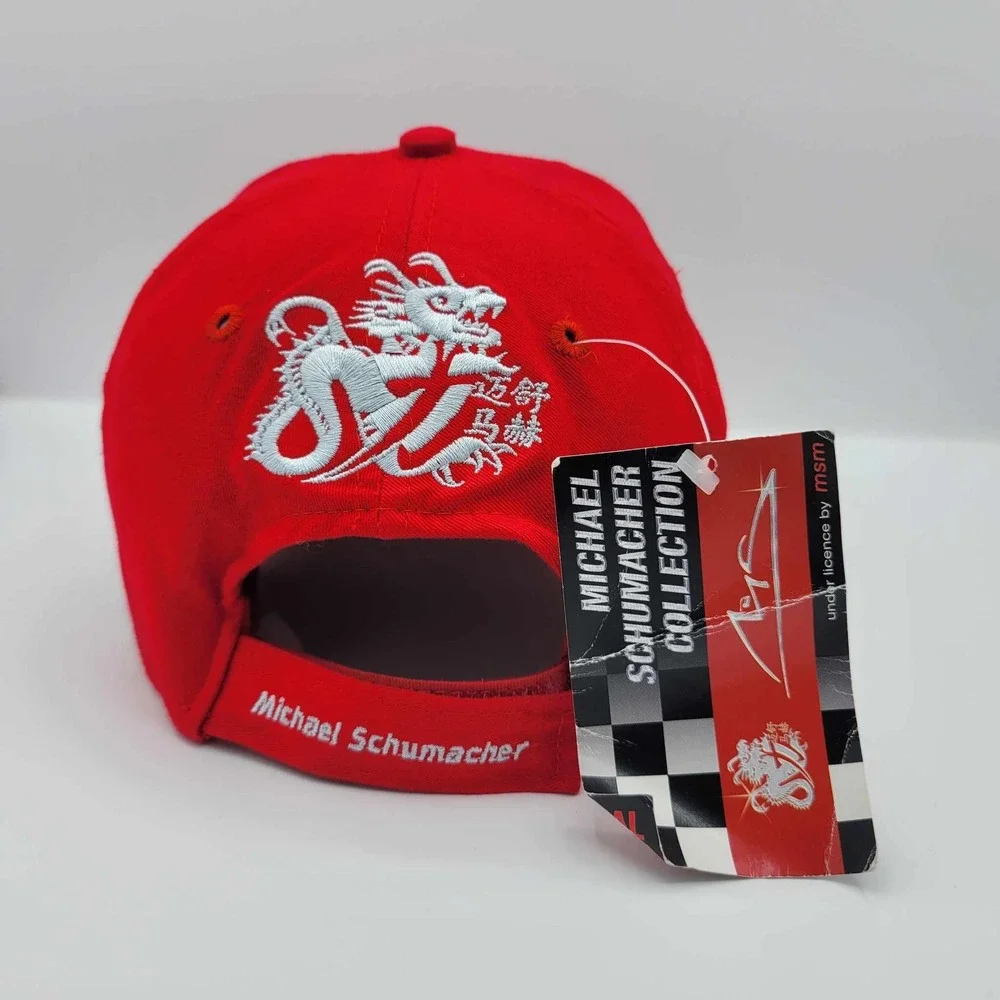 Michael Schumacher Vintage Ferrari F1 Racing Strapback Hat